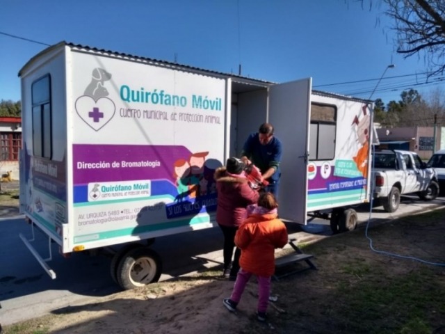 El Quirfano Veterinario Mvil contina recorriendo el Partido